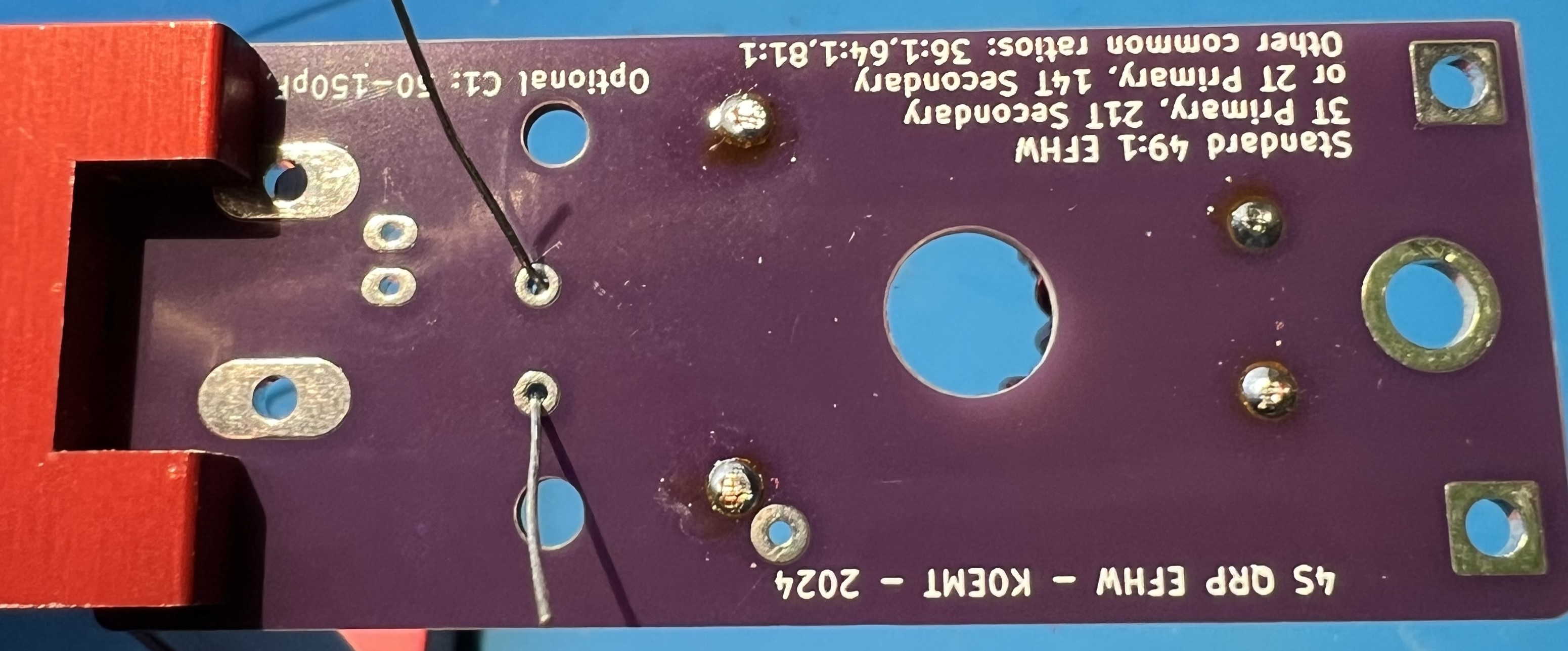 Capacitor on the bottom of the board