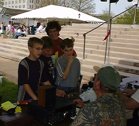 KC0ACQ demonstrating CW.